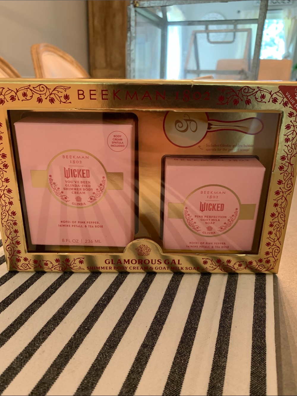 NEW Beekman 1802 WICKED Glinda "The Magic of Kindness" Body Cream & Goat Soap